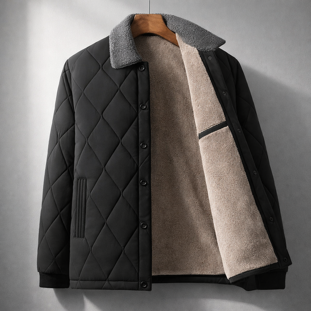 CHARLES QUILTED FLEECE JACKET | STAY WARM AND DRY, WITHOUT SACRIFICING STYLE